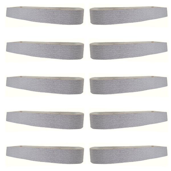 Specialty Diamond 1-1/2 Inch x 30 Inch Aluminum Oxide Sanding Belt, 320 Grit - WHITE, PK 10 HPG320W-10